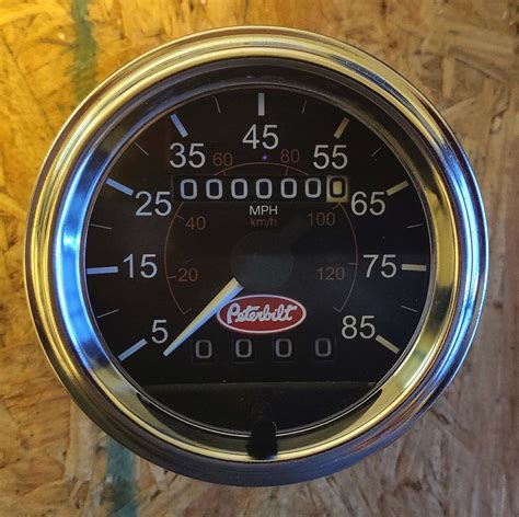 If you Google, "peterbilt ametek speedometer calibration" the first link is the PDF download that has the formula and and the switch positions. . Peterbilt speedometer calibration